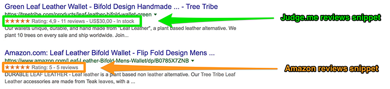 rich snippets for shopify
