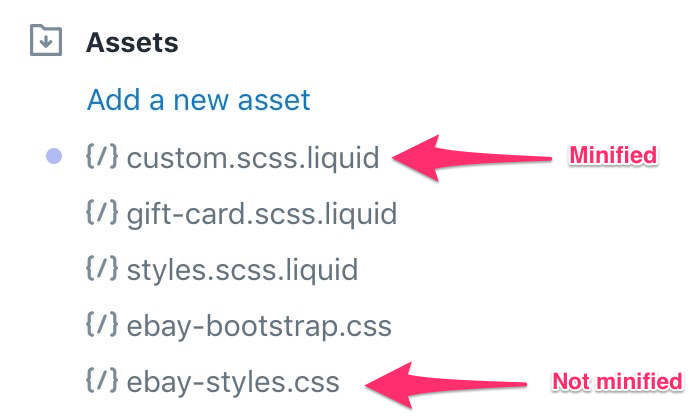 minify shopify js files