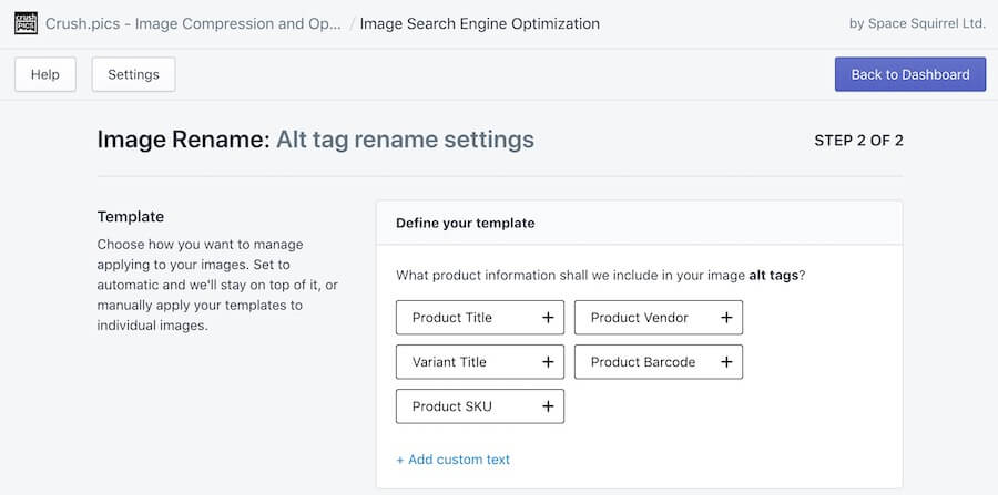 how to do image seo for shopify sites