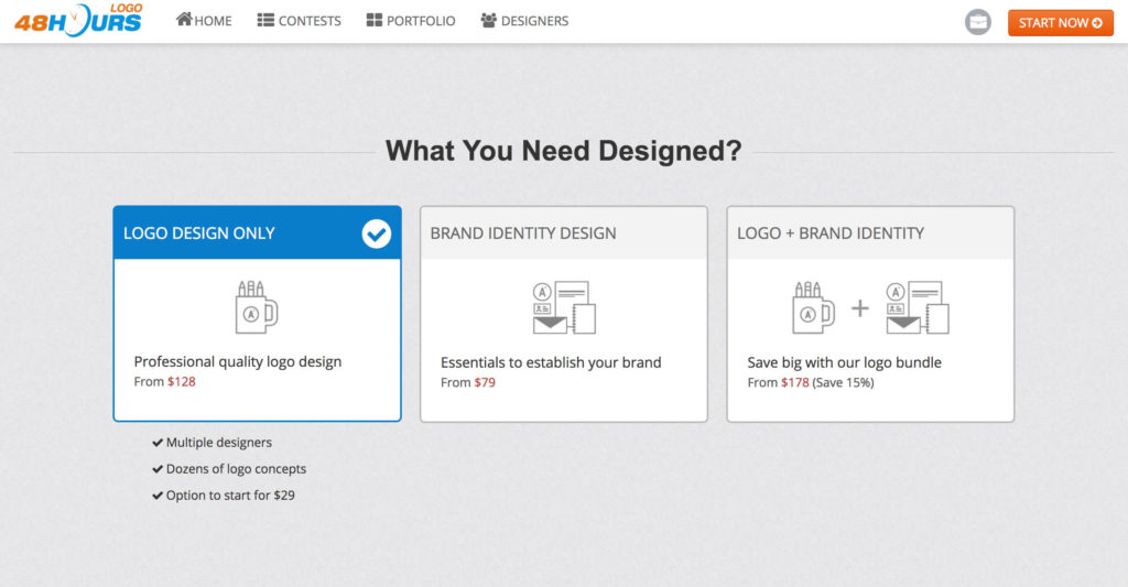 starting a logo contest